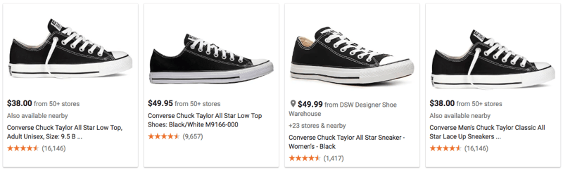 Google Shopping product images